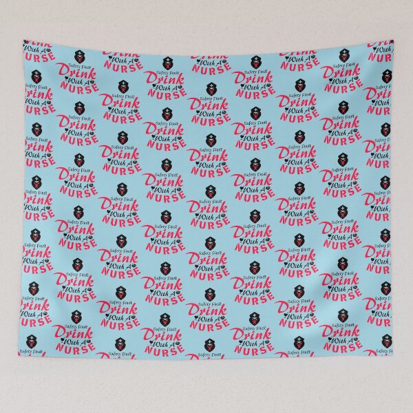 Item preview, Feel Safe At Night Sleep With A Nurse  Fitted Scoop  designed and sold by Audreypullman.