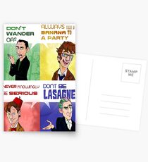 The Doctor's Rules Postcards