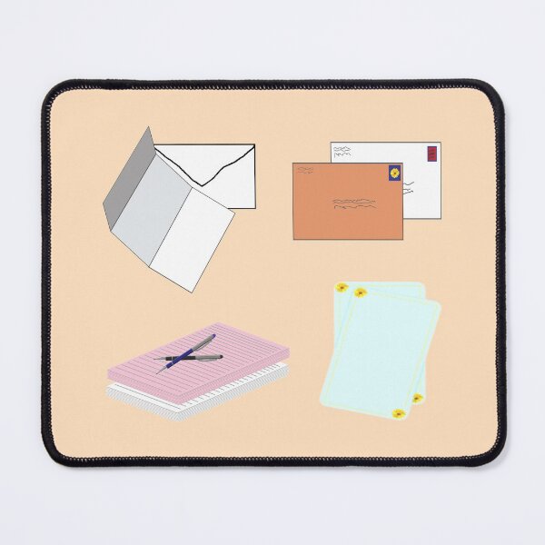 Item preview, Snail Mail Happy Mail (Separate Items Version – Soft Beige Background) designed and sold by ArtByLM.