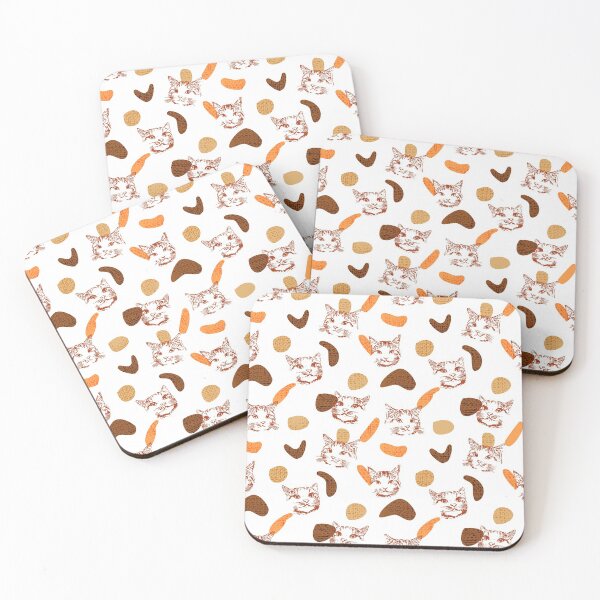 Item preview, Lovely Badu cat seamless pattern version 3 designed and sold by tamongg14.