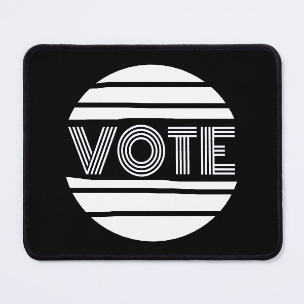 Item preview, Vote in the 2024 Election - White on Black Background designed and sold by ArtByLM.