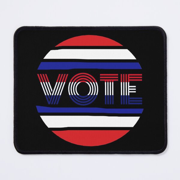 Item preview, Vote. Circular Red, White and Blue Election Design designed and sold by ArtByLM.