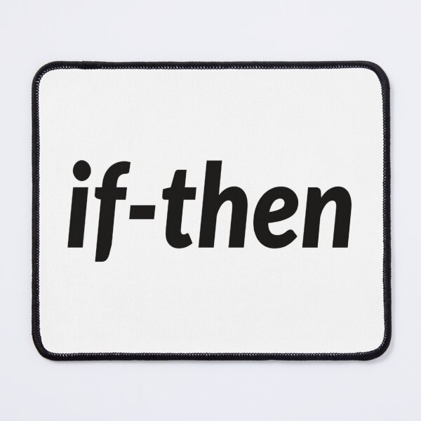 Item preview, If Then Computer Programming Statement Coding (White Background) designed and sold by ArtByLM.
