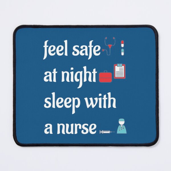 Item preview, feel safe at night sleep with a nurse  designed and sold by Audreypullman.