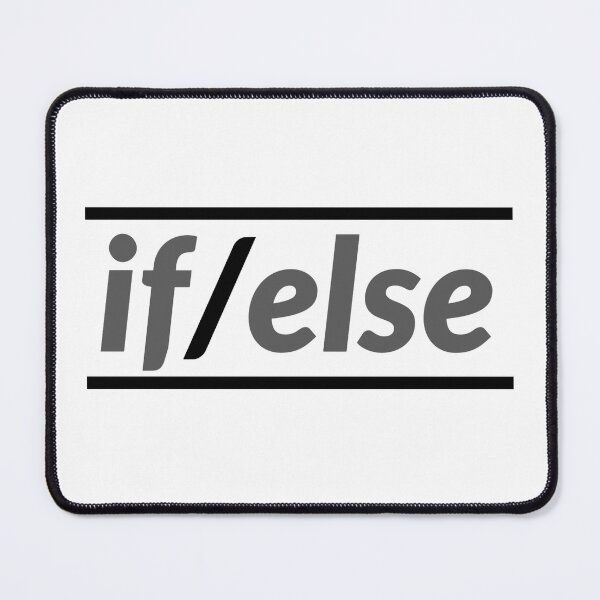 Item preview, If Else Programming Statement Coding (White Background) designed and sold by ArtByLM.