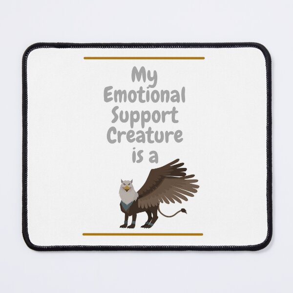 Item preview, My Emotional Support Creature is a Griffin designed and sold by SnarkSharks.