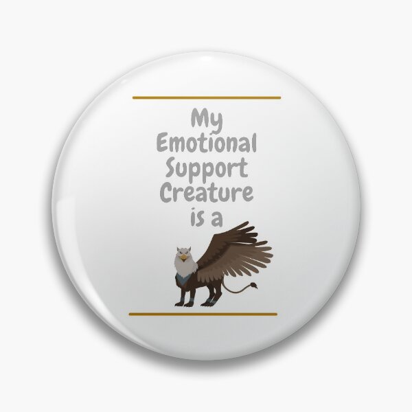 Item preview, My Emotional Support Creature is a Griffin designed and sold by SnarkSharks.