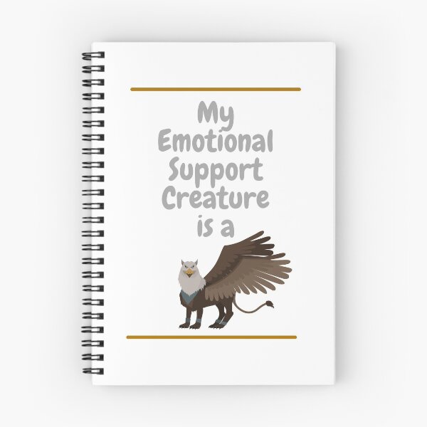 Item preview, My Emotional Support Creature is a Griffin designed and sold by SnarkSharks.