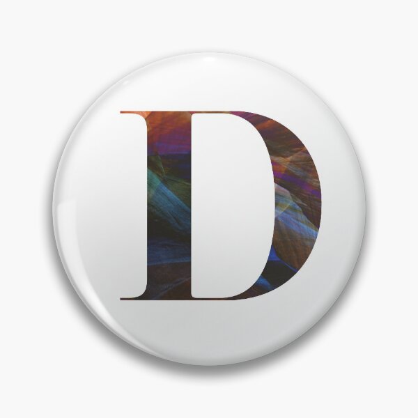 Item preview, Textured D Letter Typography designed and sold by TeabreakType.