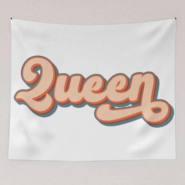 Item preview, queen retro vintage text designed and sold by Camo0godfather.