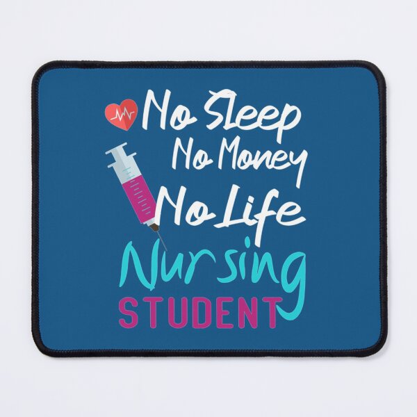 Item preview, no sleep no money no life nursing student , nurse shirt, funny shirt, gift        designed and sold by Audreypullman.