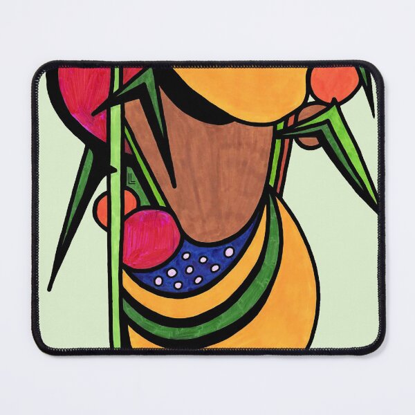 Item preview, 'Woman, Wheat & Straw Hat' inspired by Van Gogh painting. designed and sold by Lana Levi.