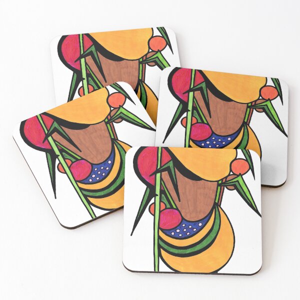 Item preview, 'Woman, Wheat & Straw Hat' inspired by Van Gogh painting. designed and sold by Lana Levi.