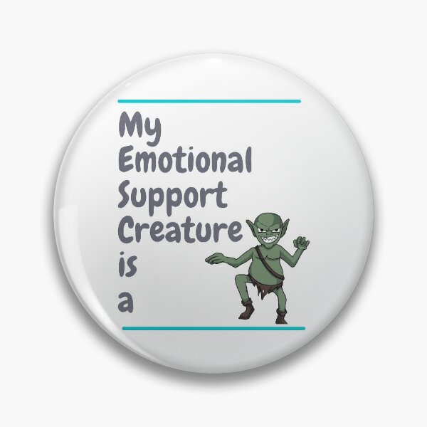 Item preview, My Emotional Support Creature is a Goblin designed and sold by SnarkSharks.