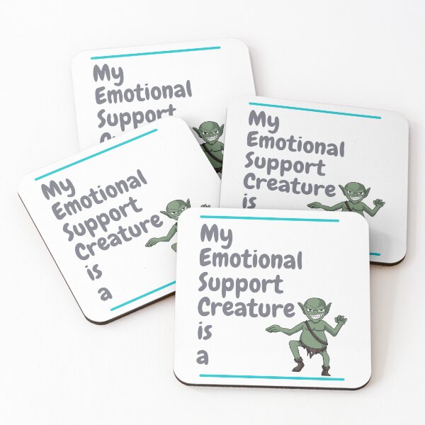 Item preview, My Emotional Support Creature is a Goblin designed and sold by SnarkSharks.