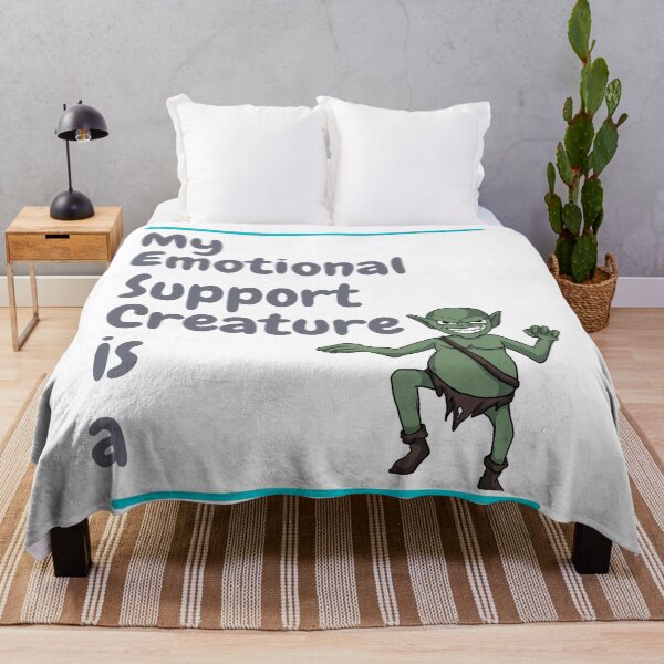 Item preview, My Emotional Support Creature is a Goblin designed and sold by SnarkSharks.