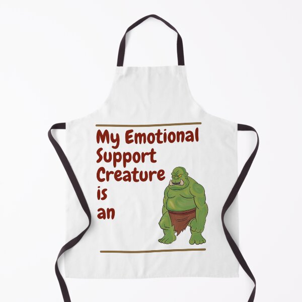 Item preview, My Emotional Support Creature is an Orc designed and sold by SnarkSharks.
