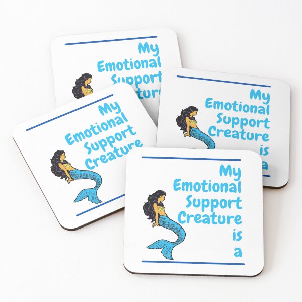 Item preview, My Emotional Support Creature is a Mermaid designed and sold by SnarkSharks.