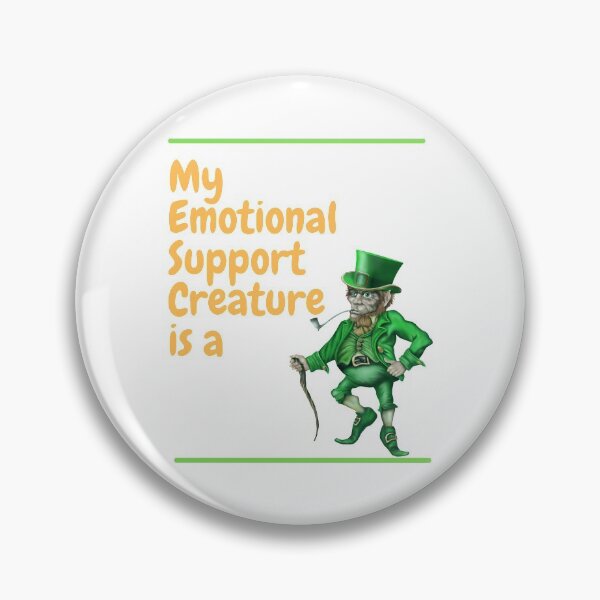 Item preview, My Emotional Support Creature is a Leprechaun designed and sold by SnarkSharks.