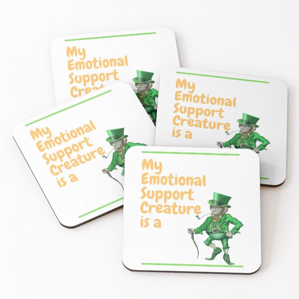 Item preview, My Emotional Support Creature is a Leprechaun designed and sold by SnarkSharks.