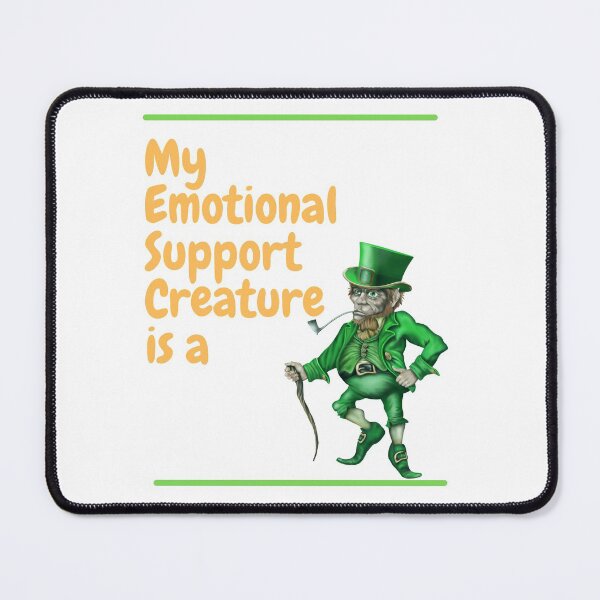 Item preview, My Emotional Support Creature is a Leprechaun designed and sold by SnarkSharks.