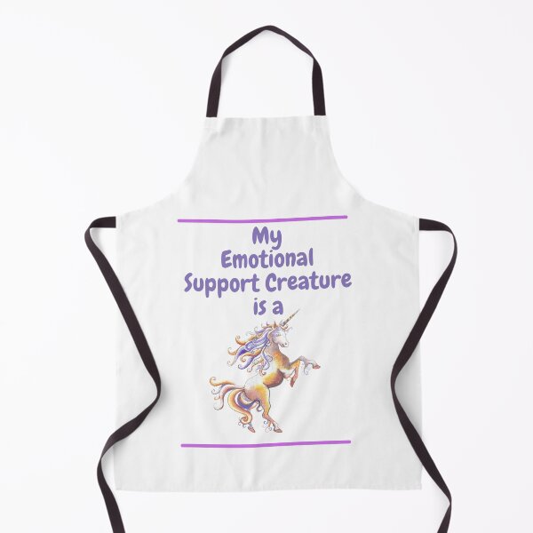 Item preview, My Emotional Support Creature is a Unicorn designed and sold by SnarkSharks.