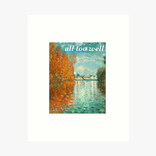 Item preview, All Too Well Tayor Swift Monet  designed and sold by Texas2.