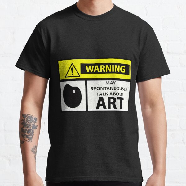 Spontaneous Outbursts about Art  by Adelaide Artist Avril Thomas at Magpie Springs Classic T-Shirt