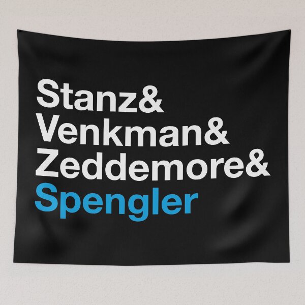 Item preview, Stanz, Venkman, Zeddemore & Spengler (Lastnames list) Friends Forever and Afterlife designed and sold by frikybomb.