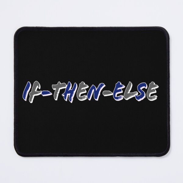 Item preview, If Then Else Conditional Statement Coding (Black Background) designed and sold by ArtByLM.