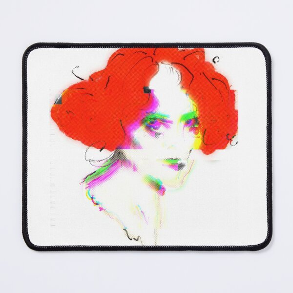 Item preview, Luisa Marchesa Casati Glitch Chromatic Pixels designed and sold by KristaZed.