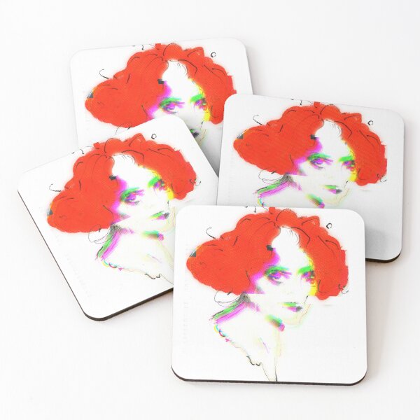 Item preview, Luisa Marchesa Casati Glitch Chromatic Pixels designed and sold by KristaZed.