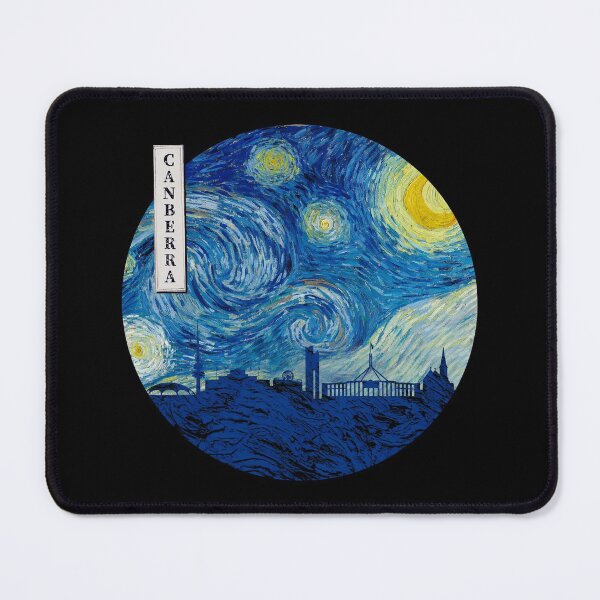 Item preview, Canberra Starry Night Van Gogh Circle designed and sold by DFerraz.