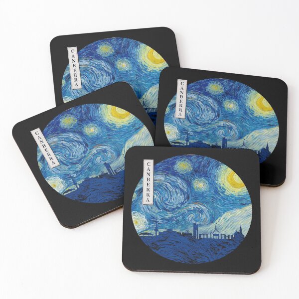 Item preview, Canberra Starry Night Van Gogh Circle designed and sold by DFerraz.
