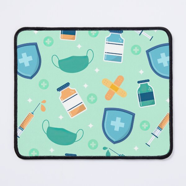 Item preview, Pharmacy Items On Green Background designed and sold by MignonBeauty.