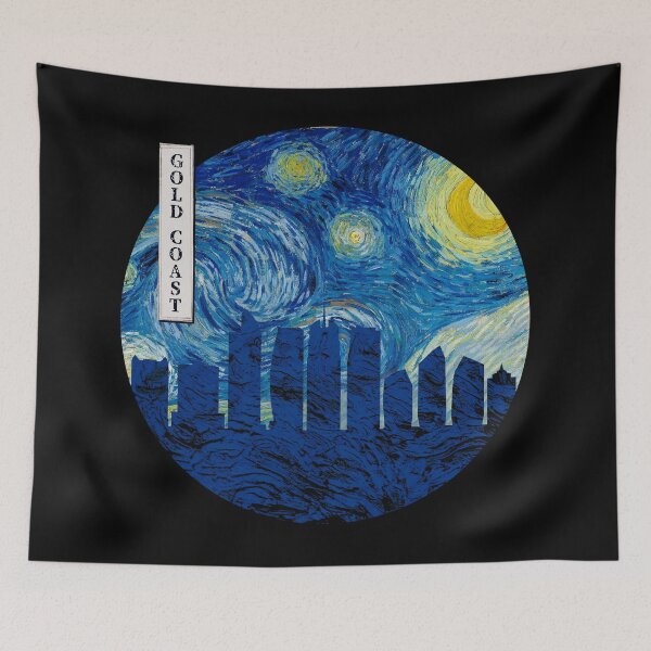 Item preview, Gold Coast Starry Night Van Gogh Circle designed and sold by DFerraz.