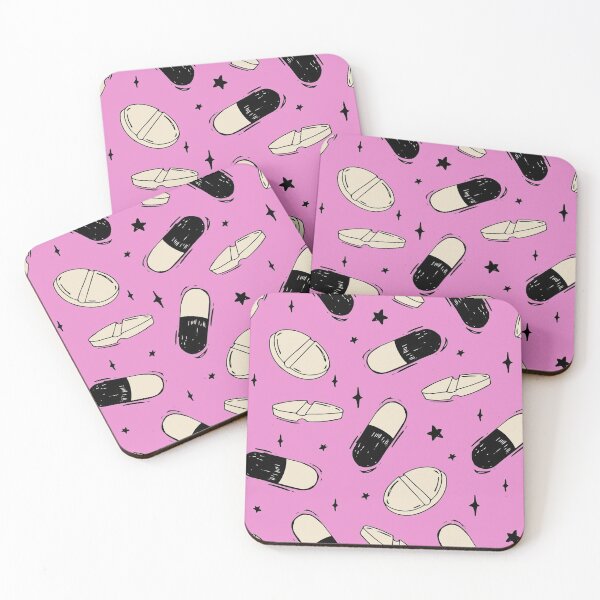 Item preview, Sketch Pills On Pink  designed and sold by MignonBeauty.