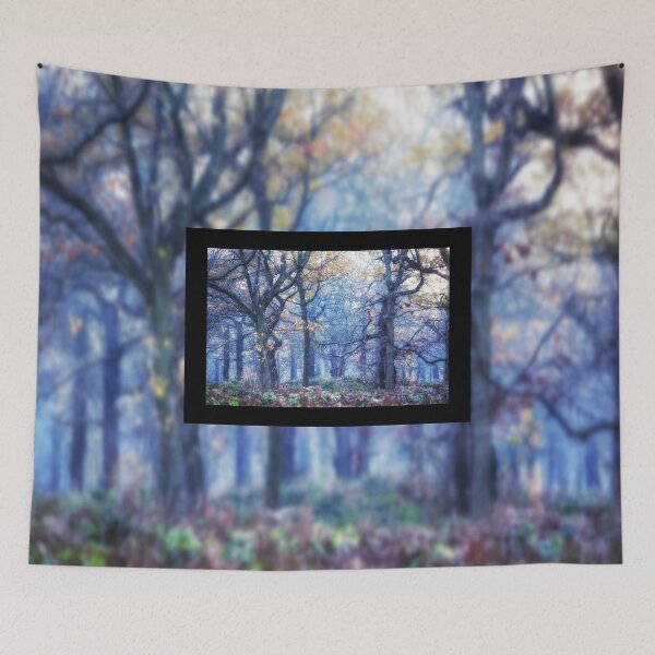 Item preview, The Enchanted Forest Landscape with Single border designed and sold by Sam Stormborn Ormandy.