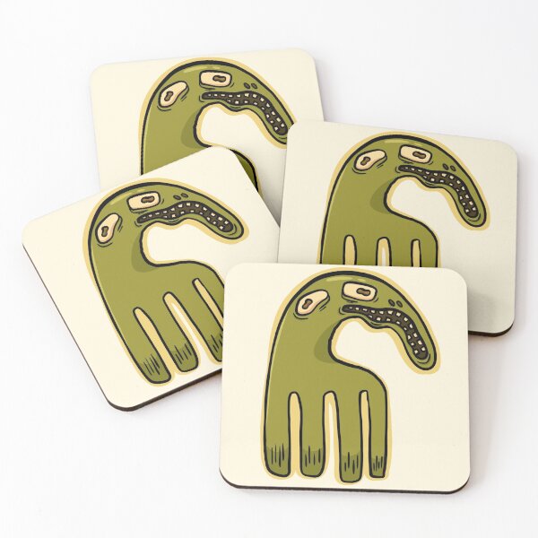 Item preview, Green Giraffe Alligator Monster Friend designed and sold by monarchbutter.
