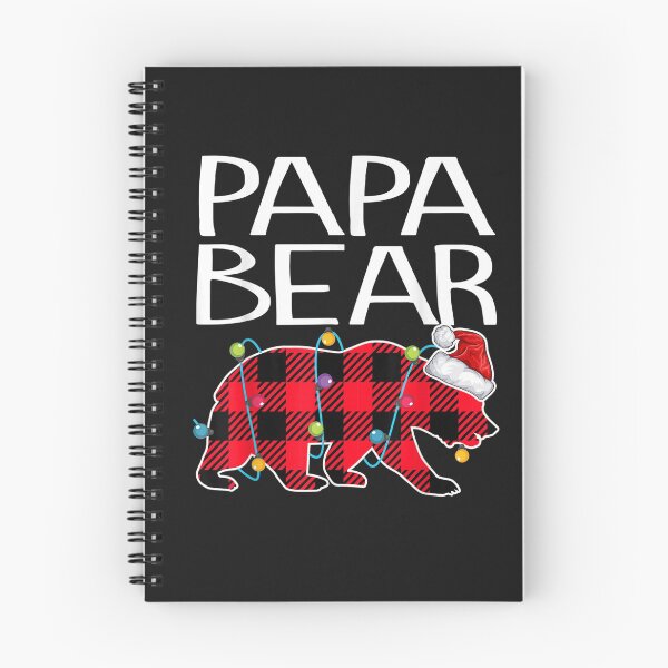 Item preview, Mens Red Plaid Papa Bear Shirt Matching Pajama Family Buffalo Dad T-Shirt designed and sold by Kellner-Platt.