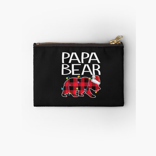 Item preview, Mens Red Plaid Papa Bear Shirt Matching Pajama Family Buffalo Dad T-Shirt designed and sold by Kellner-Platt.
