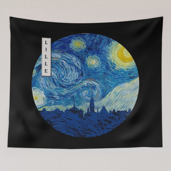 Item preview, Lille Starry Night Van Gogh Circle designed and sold by DFerraz.