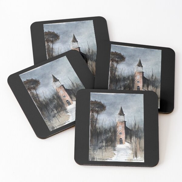 Item preview, Winter Church @ www.KeithMcDowellArtist.com   designed and sold by © Keith McDowell, Artist.