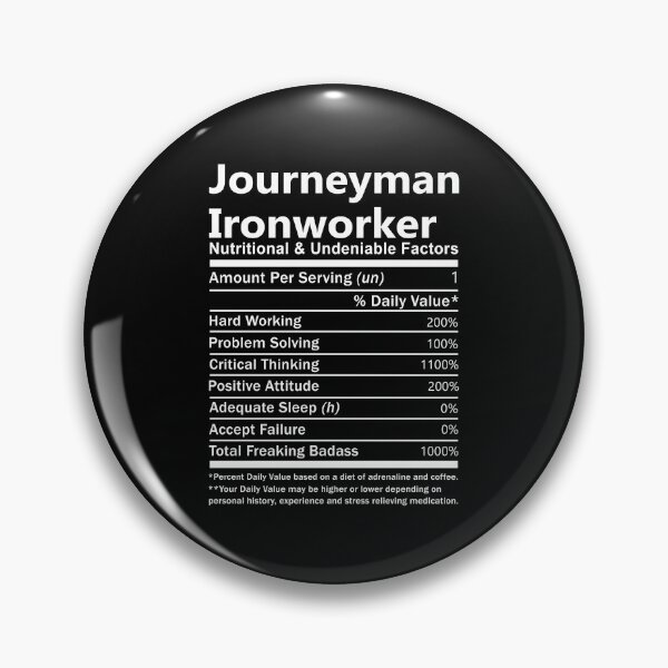 Item preview, Journeyman Ironworker T Shirt - Nutritional and Undeniable Factors Gift Item Tee designed and sold by oslandefren.