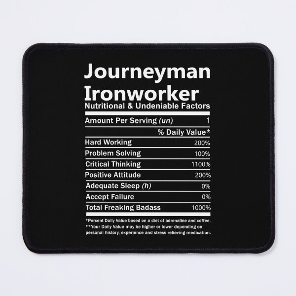 Item preview, Journeyman Ironworker T Shirt - Nutritional and Undeniable Factors Gift Item Tee designed and sold by oslandefren.
