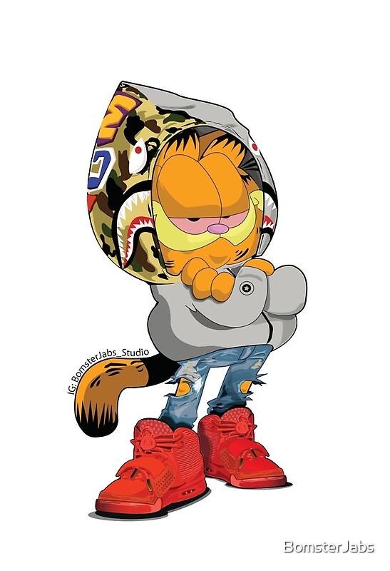 Garfield Cat Prints Redbubble