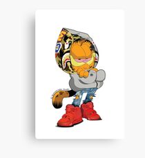 Garfield Bape Canvas Print