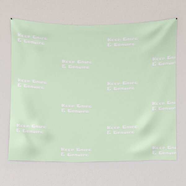Item preview, Keep Going and Growing Bubble font and mint designed and sold by AshTreeCrtvCo.