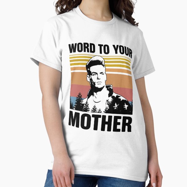 Vanilla Ice Word To Your Mother Vintage R E T R O, Classic Graphic, S For Women 2 Classic T-Shirt
