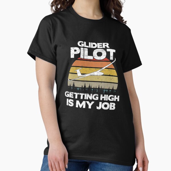 Item preview, Glider Pilot Getting High Is My Job - Aviation Flight Gift graphic designed and sold by theodoros20.